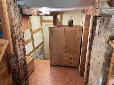 Grundriss der Unterkunft Mittelalterdomizil mit Balkon und Parkplätzen