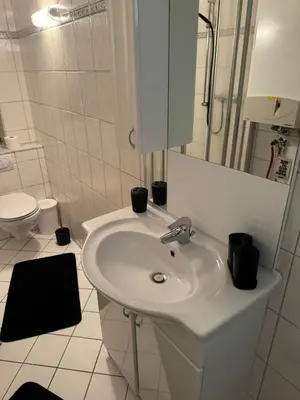 Ein Badezimmer in der Unterkunft Roségold