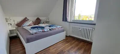 Ein Bett oder Betten in einem Zimmer der Unterkunft Haus Celina 2