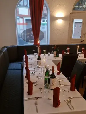 Ein Sitzbereich in der Unterkunft Pension-Ristorante Ventura ehemals Reinhards Pension