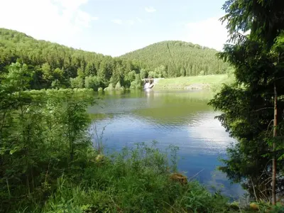 Naturlandschaft in der Nähe des Ferienhauses