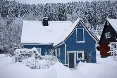 Ferienhaus Matti im Winter