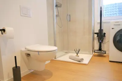 Ein Badezimmer in der Unterkunft Ferienhaus Anni & Fritz