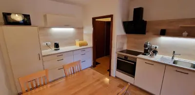 Küche/Küchenzeile in der Unterkunft Ferienwohnung Müter - Appartement 110