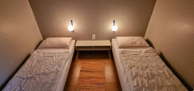 Ein Bett oder Betten in einem Zimmer der Unterkunft Ferienwohnung Müter - Appartement 110