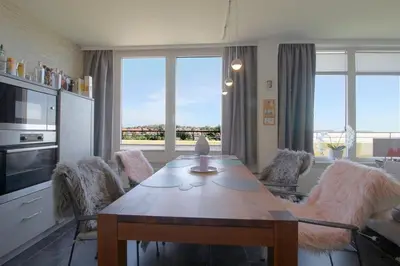 Ein Sitzbereich in der Unterkunft Penthouse 383