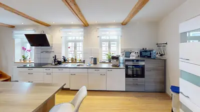 Küche/Küchenzeile in der Unterkunft Lillis Cottage