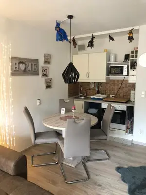 Küche/Küchenzeile in der Unterkunft Ferienwohnung Sonnenschein