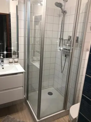 Ein Badezimmer in der Unterkunft Ferienwohnung Sonnenschein