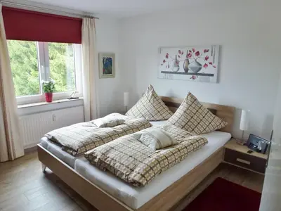 Ein Bett oder Betten in einem Zimmer der Unterkunft Fewo Hexentanz