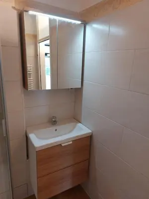 Ein Badezimmer in der Unterkunft Ferienwohnung Carpe Diem