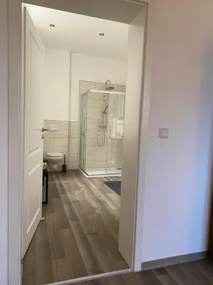 Ein Badezimmer in der Unterkunft Ferienwohnungen Zum Neuhäusel