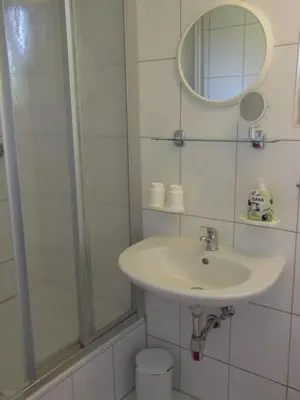 Ein Badezimmer in der Unterkunft Ferienhaus Appold