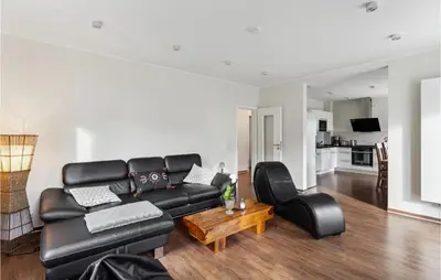 Ein Sitzbereich in der Unterkunft Suite Am Bleek Eg