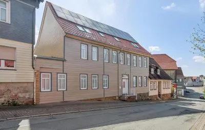 Das Gebäude in dem sich die Ferienwohnung befindet
