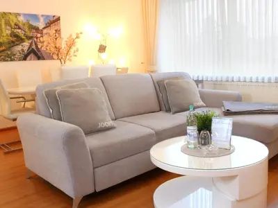 Ein Sitzbereich in der Unterkunft Heimat Goslar Apartments 