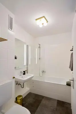 Ein Badezimmer in der Unterkunft Ferienwohnung Bad Sachsa Harz II