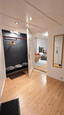 Ein Bett oder Betten in einem Zimmer der Unterkunft ADresseApartments 1 - Altstadtrand & Parkplatz