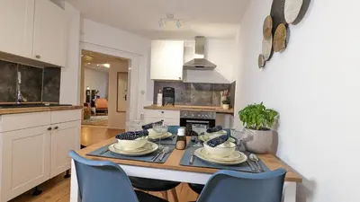 Küche/Küchenzeile in der Unterkunft ADresseApartments 1 - Altstadtrand & Parkplatz