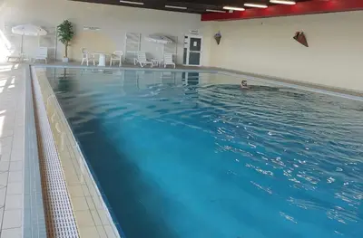 Der Swimmingpool an oder in der Nähe von Atempause im Harz Hohegeiß mit Weitbllick