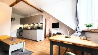 Küche/Küchenzeile in der Unterkunft Ferienwohnung Berglodge 22
