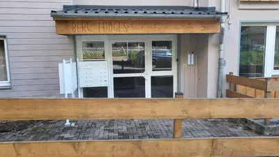 Eine Fassade oder ein Eingang zu Ferienwohnung Berglodge 22