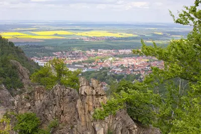 Naturlandschaft in der Nähe des Ferienhauses