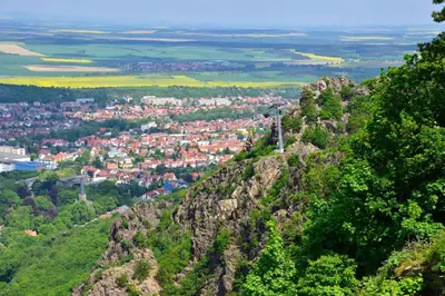 Naturlandschaft in der Nähe des Ferienhauses