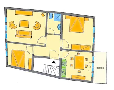 Grundriss der Unterkunft Ferienhaus Urlaub in Stolberg