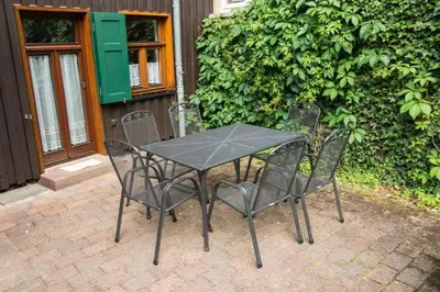 Ein Garten an der Unterkunft Ferienhaus Urlaub in Stolberg