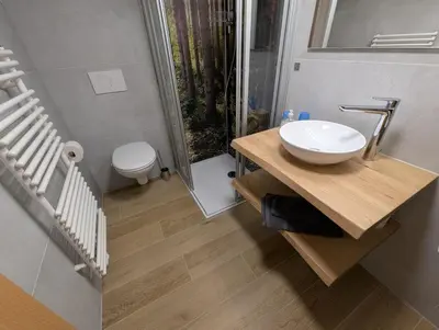 Ein Badezimmer in der Unterkunft Ferienhaus Urlaub in Stolberg
