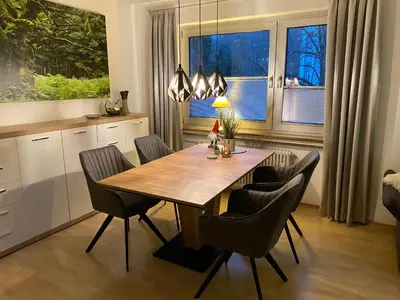 Küche/Küchenzeile in der Unterkunft Ferienwohnung RadauTraum