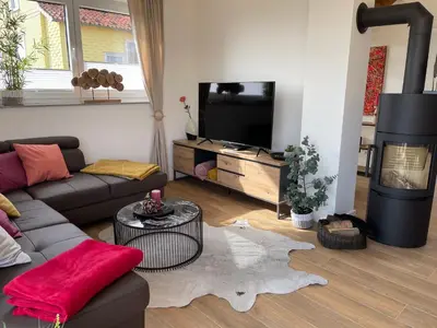 TV/Unterhaltungsangebot in der Unterkunft Ferienhaus Mountain View Six53 mit Sauna und Kamin in St. Andreasberg