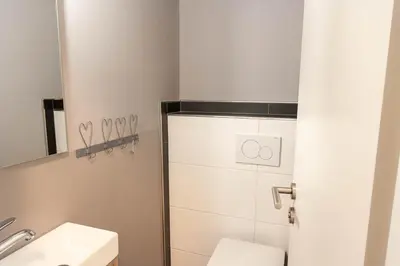 Ein Badezimmer in der Unterkunft Ferienwohnung Bibi Bocksberg Hahnenklee