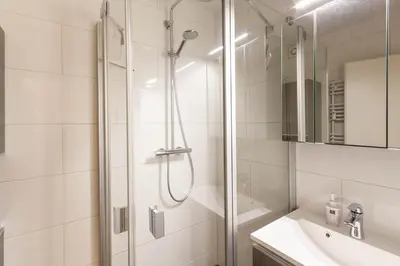 Ein Badezimmer in der Unterkunft Ferienwohnung Bibi Bocksberg Hahnenklee