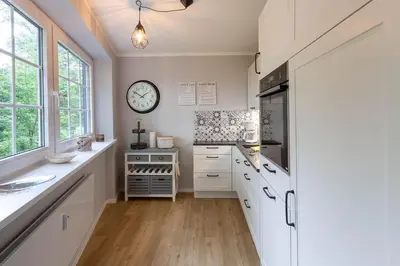 Küche/Küchenzeile in der Unterkunft Ferienwohnung Bibi Bocksberg Hahnenklee