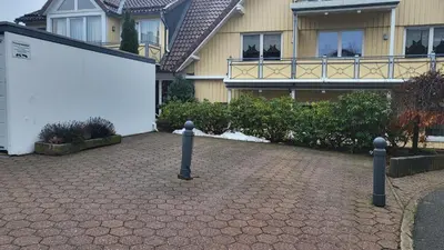 Das Gebäude in dem sich die Ferienwohnung befindet