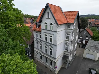Das Gebäude in dem sich die Ferienwohnung befindet