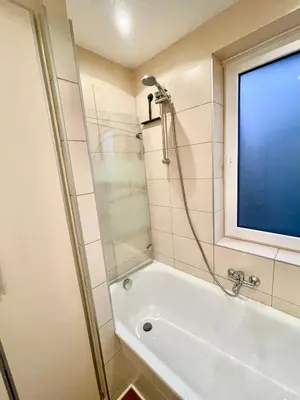 Ein Badezimmer in der Unterkunft Ferienwohnung Jule Braunlage