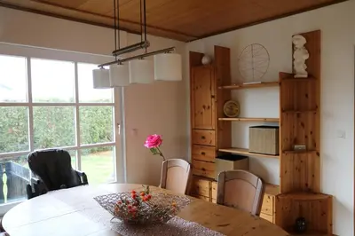 Küche/Küchenzeile in der Unterkunft Ferienwohnung Lohrenz