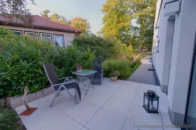 Ein Garten an der Unterkunft Apartment Tessera