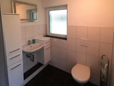 Ein Badezimmer in der Unterkunft Ferienhaus 