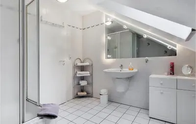 Ein Badezimmer in der Unterkunft Stunning Apartment In Goslar With Wifi