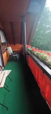 Ein Balkon oder eine Terrasse in der Unterkunft Haus Kalli