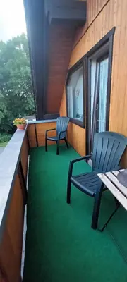 Ein Balkon oder eine Terrasse in der Unterkunft Haus Kalli