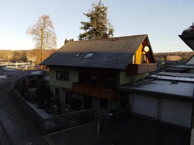 Das Gebäude in dem sich die Ferienwohnung befindet