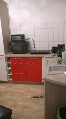 Küche/Küchenzeile in der Unterkunft Ferienwohnungen im Fachwerkhaus