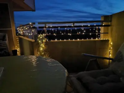 Ein Balkon oder eine Terrasse in der Unterkunft Apartment KY481 im PanoramicHohegeiß