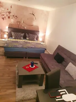 Ein Sitzbereich in der Unterkunft CrisAnd 4 Brockenblick