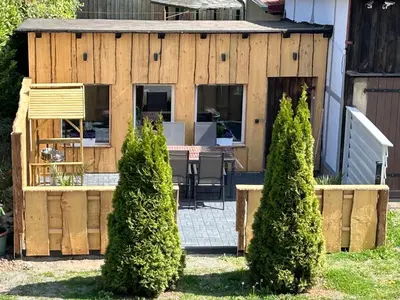 Das Gebäude in dem sich die Ferienwohnung befindet
